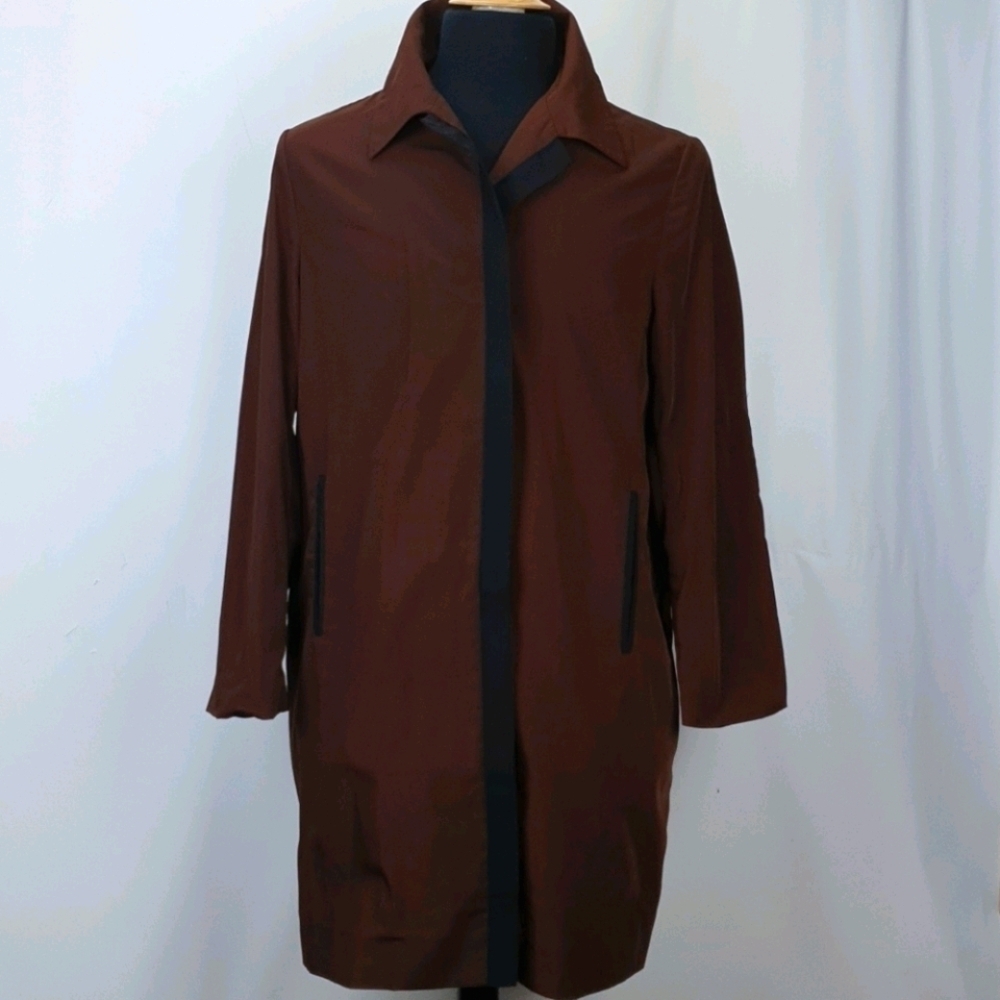 MARNI Umber Brown Trench Coat